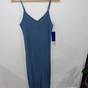 NWT - light blue knit maxi dress
